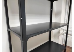  Стелаж складський 2000х1000х400 мм, на 5 полиць (колір графіт)